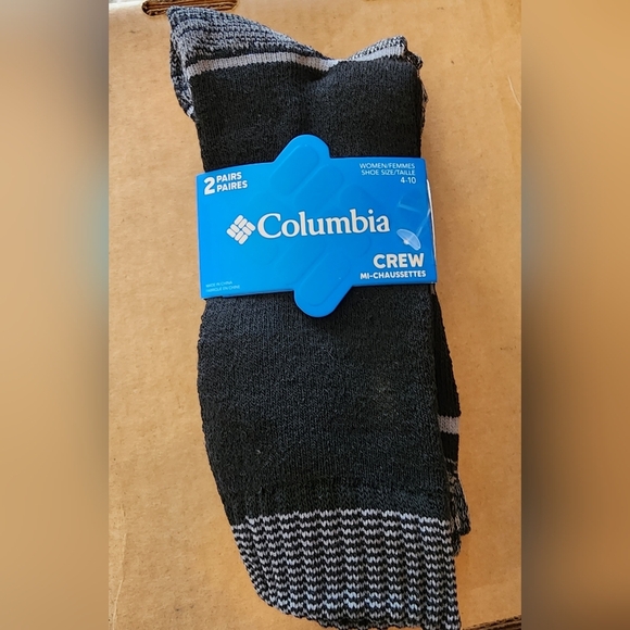 Columbia womens crew socks space dyed new - Picture 2 of 2